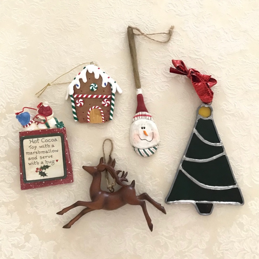 Christmas Ornament Bundle of 5